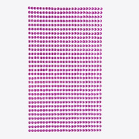 KRYSZTAŁKI SAMOPRZYLEPNE 3MM, 806 SZT. PINK