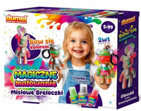 Magiczne malowanie misiowe breloczki Dumel