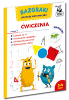 Bazgraki poznają matematykę. Ćwiczenia. Poziom 1. Kapitan Nauka. Bazgraki
