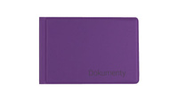 Okładka na dokumenty małe violet