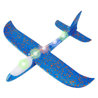 Samolot styropianowy świecący dla dzieci zabawka edukacyjna na prezent