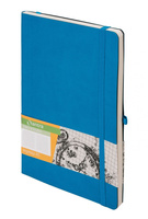 Notes impresja A5 kratka jasno niebieski