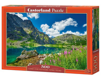 Puzzle 500 Czarny Staw pod Rysami Tatras CASTOR Castorland