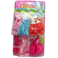 Ubranka Dla Lalki Sukienka i Akcesoria Zestaw Dla Dziewczynki Prezent