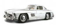 Mercedes-Benz 300SL 1954 Silver 1:24 BBURAGO BBurago