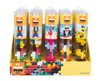 PLUS-PLUS BIG DISPLAY TUBY ZWIERZĘTA- 15 TUB