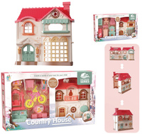 Domek Dla Lalek Drewniany Z Akcesoriami Edukacyjny Zestaw Prezent Dziecko