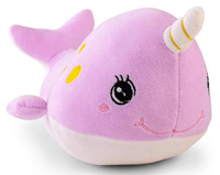 Narwal fioletowy spandex 25cm Daffi