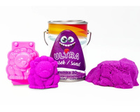 Ultra Piasek 150g fioletowy + foremka Lew EPEE