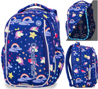 COOLPACK - STRIKE S - PLECAK MŁODZIEŻOWY - LED UNICORNS *