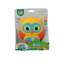 Pianinko Sowa Dla Dzieci Interaktywne Światło Dźwięk Edukacyjne Prezent