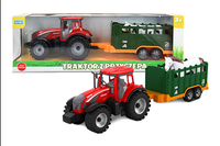 MINI FARMA TRAKTOR Z PRZYCZEPĄ