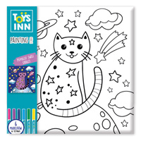 Obrazek do kolorowania z markerami kot ToysInn STN 8370