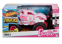 Hot Wheels Monster Truck R/C Barbie 1:24 Mattel