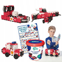 CLICS klocki konstrukcyjne Belgia CB197 Straż Pożarna 8w1