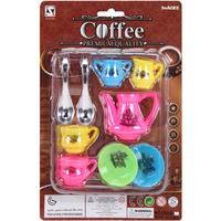 ZESTAW NACZYŃ 9 ELEMENTÓW ZABAWA W DOM MINI FIGURKI DLA LALEK