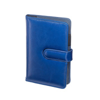 Notes A6 magnetyczny kratka niebieski N45B-60