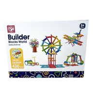 Klocki Konstrukcyjne Edukacyjne Dla Dzieci El. 420 Zestaw W Pudełku Prezent