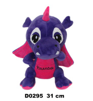 Smok "Kraków" fiolet róż 31cm Sun-Day