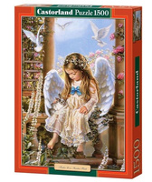 Puzzle 1500 Aniołek i zwierzaki CASTOR Castorland