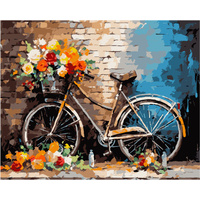 Malowanie po numerach Rower 40x50 cm