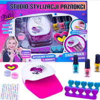 Studio do Paznokci Salon Suszarka Brokat Lakier XL