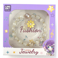 Bransoletka dla dziewczynki z zawieszką dekoracyjna ozdoba na prezent