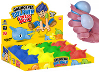 GNIOTEK ANTYSTRESOWY DELFIN PREZENT DLA DZIECKA ZABAWKA DO ŚCISKANIA MIĘKKI