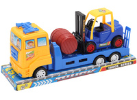 Auto laweta z wózkiem widłowym zestaw dla dzieci zabawka edukacyjna