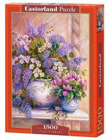Puzzle 1500 Lilac Flowers CASTOR Castorland