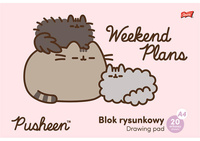 Blok rysunkowy A4 20 kartek okładka kredowana 80 g/m2 PUSHEEN