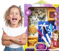 ZESTAW DO ROBIENIA TATUAŻU PISAKI SZABLONY WZORY 