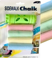 Kreda chodnikowa kolorowa bezpyłowa dla dzieci do rysowania na dworze