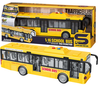 Autobus Miejski Szkolny Efekty Świetlne Dźwiękowe Otwierane Drzwi Pojazd