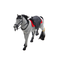 Figurka Koń Flokowany Zabawka Dla Dzieci Wysoka Jakość Realistyczny Design