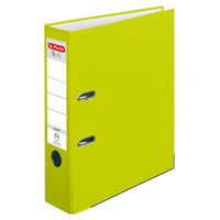 Segregator A4 Herlitz Q.File PP 8cm neon zielony