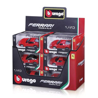 Ferrari różne rodzaje 1:43 BBURAGO BBurago