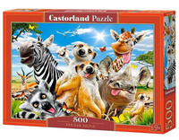 Puzzle 500 African selfie CASTOR Castorland
