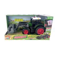 Traktor Zabawka Z Łyżką Dla Dzieci Światło Dźwięk Edukacyjny Prezent