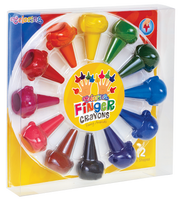 Colorino kids kredki świecowe 12 kolorów zwierzątka na palec