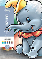 Dzieci. Art therapy. Kolorowanka antystresowa. Disney. Zagadkowe rysunki