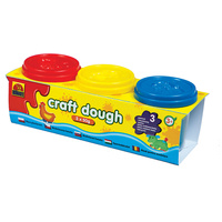 Masa plastyczna 3x140g zestaw kreatywny dla dzieci modelowanie