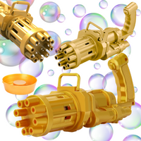 Duży Pistolet Na Bańki Automat Bańki Mydlane Płyn Pojemnik Zestaw 