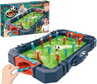 Gra piłkarzyki na sprężynie drewniana plansza sportowa zabawka dla dzieci