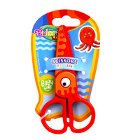 Colorino kids nożyczki 13 cm plastikowe z oczkiem zwierzaki bezpieczne