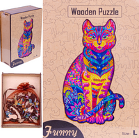 DREWNIANE PUZZLE DLA DOROSŁYCH UKŁADANKA PREZENT