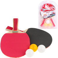 ZESTAW DO TENISA STOŁOWEGO DO PING PONGA RAKIETKI PALETKI 3X PIŁKA
