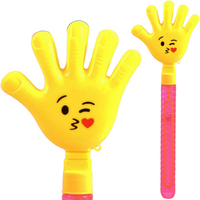 Bańki mydlane zabawka łapka emotka kolorowy kłapacz dziecięcy zestaw