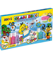 Farby witrażowe AMOS GD22P13 13 kolorów x 22ml