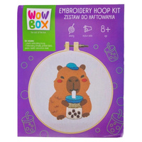 Wow Box Zestaw do haftowania Kapibara Bubble Tea TM Toys